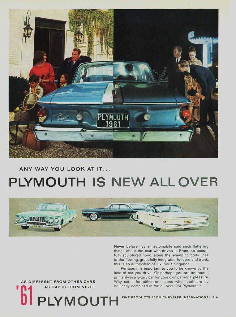 1961 Plymouth magazine ad Chrysler Archives 6