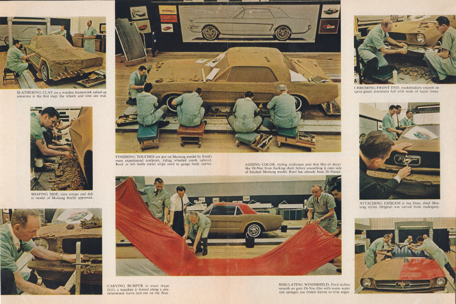 The Ford Mustang Design Studio in Time Magazine photos 1964 Ford Motor Company Archives 3