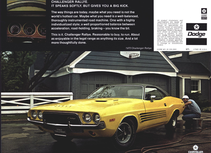 Ad for Dodge Challenger Rallye Chrysler Archives RESIZED 6