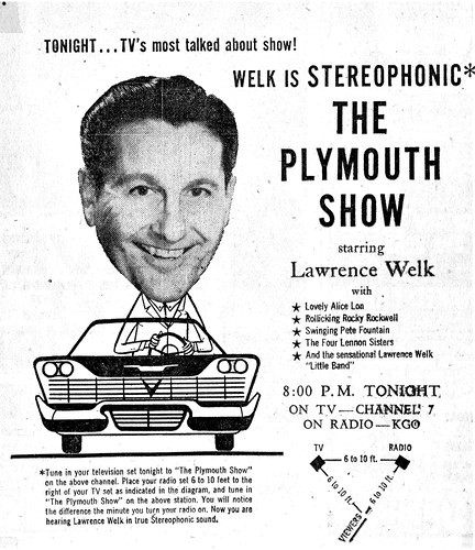 Lawrence Welk on The Plymouth Show ad Ferens Collection 7