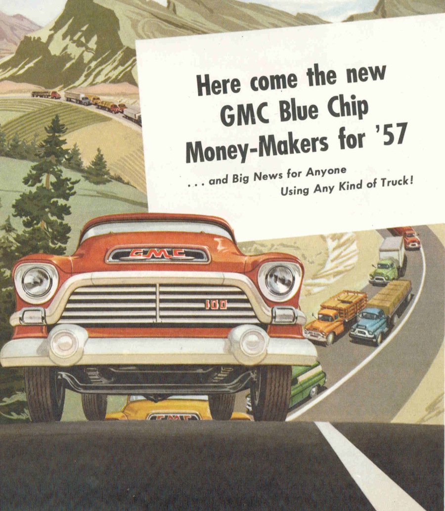 RESIZED 1 1957 GMC Truck Ad cropped