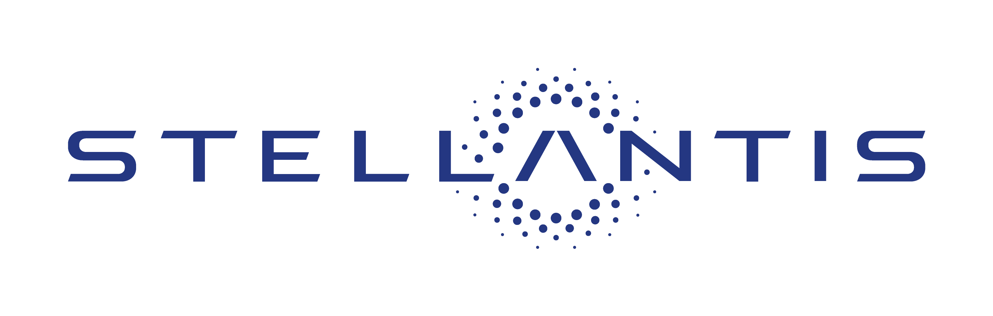 Stellantis Clear Background Blue Text