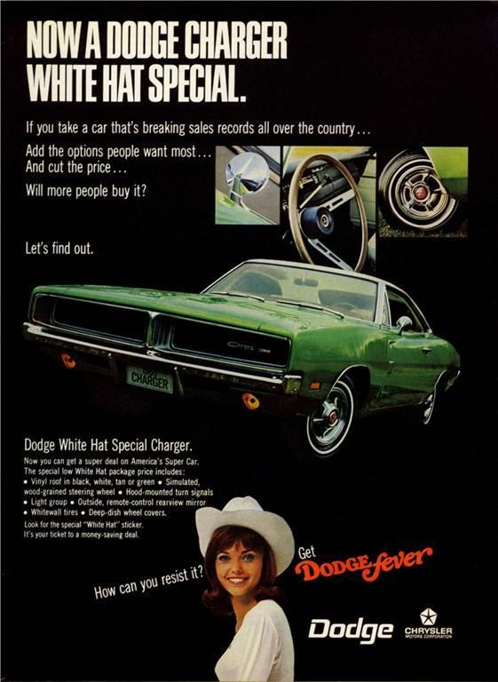 dodge charger white hat special