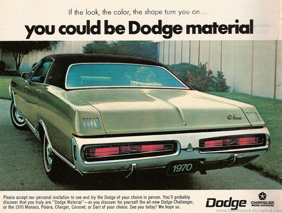 you could be dodge material