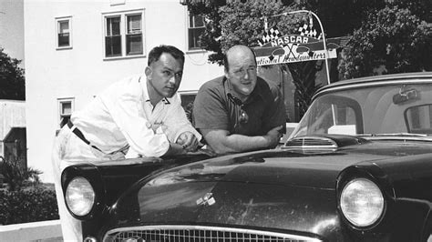 Tom in Daytona Beach with legendary NASCAR race car builder Smokey Yunick