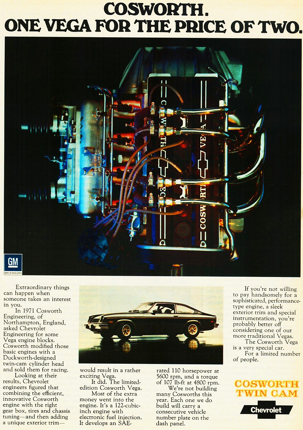 One vega price of two ad