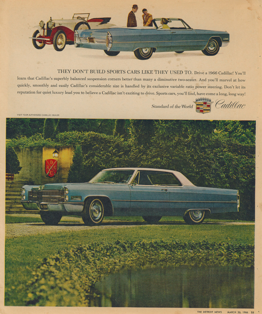 1966 Cadillac ad 3 Tate Collection RESIZED