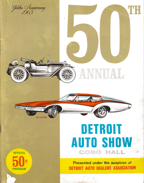 1965 Detroit Auto Show program Tate Collection 4