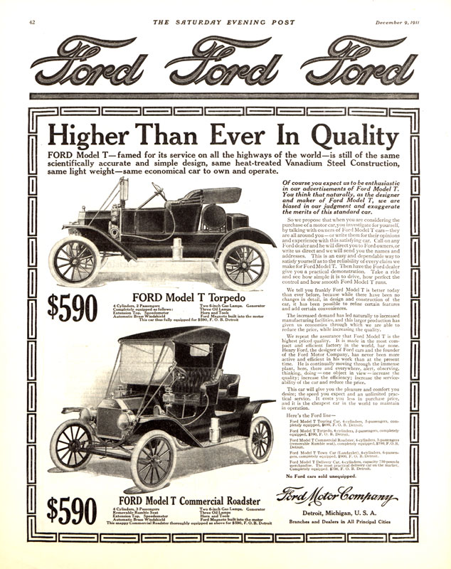 A Ford Model T ad Ford Motor Co Archives 2