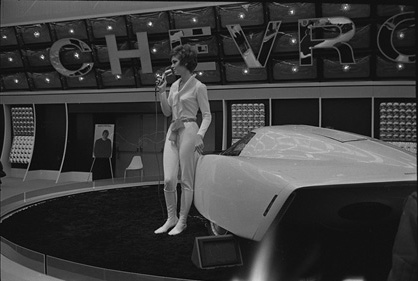1969 Detroit Auto Show GM display Astro 3 concept Bill and Doris Rauhauser Photo Archive DPL 4