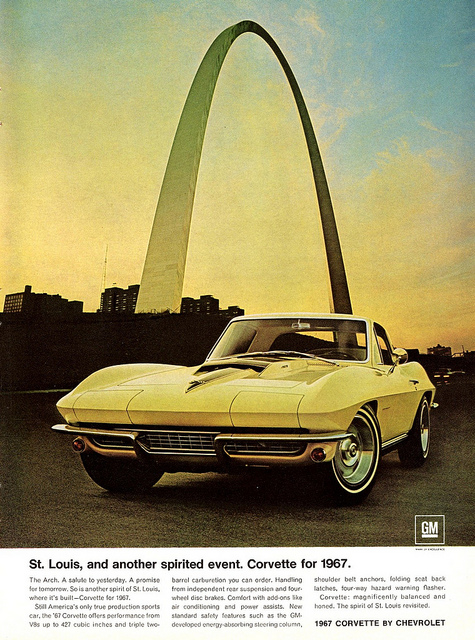 1967 Corvette advertising image GM Media Archives 7