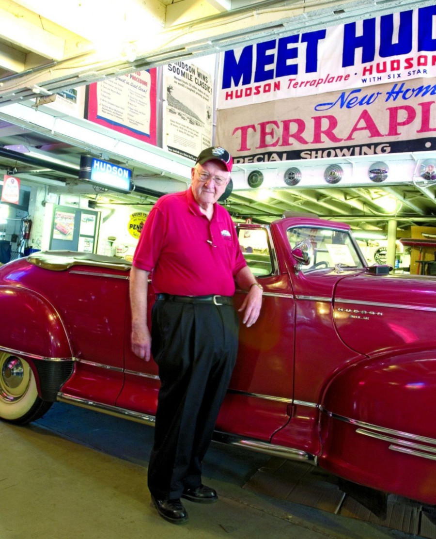 Jack Miller at the Ypsi Auto Heritage Museum RESIZED 1