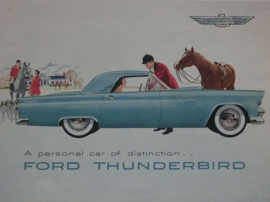 A 1955 Ford Thunderbird ad RESIZED Henry Ford Media Center Archives 6