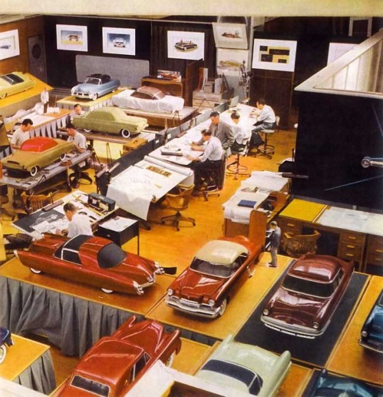 The Ford Design Studio in the early 1950s CROPPED Henry Ford Media Center Archives 1