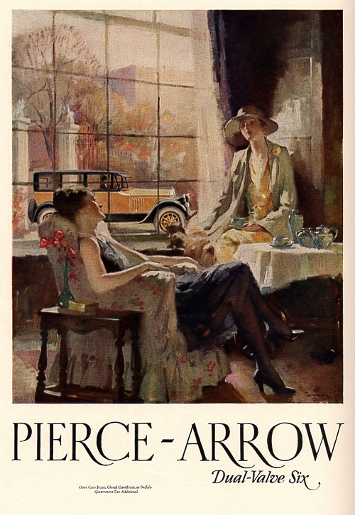 Pierce Arrow advertisement 1920s NAHC 6