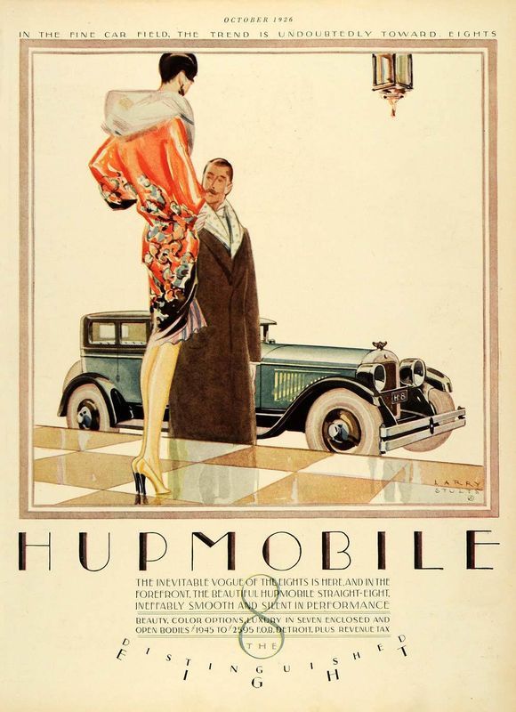 An October 1926 Hupmobile print advertisement