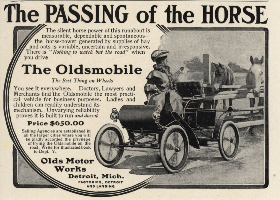 An early Oldsmobile ad circa 1900s 2 RESIZED