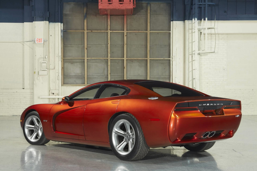 A rear view of the 1999 Dodge Charger RT concept Stellantis North American Archives RESIZED 5