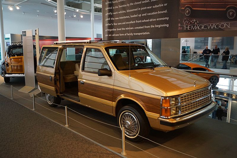1984 Dodge Caravan displayed at the Walter Chrysler Museum Chrysler Archives 8