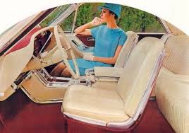 1965 Ford Thunderbird interior with passenger Robert Tate Collection 6