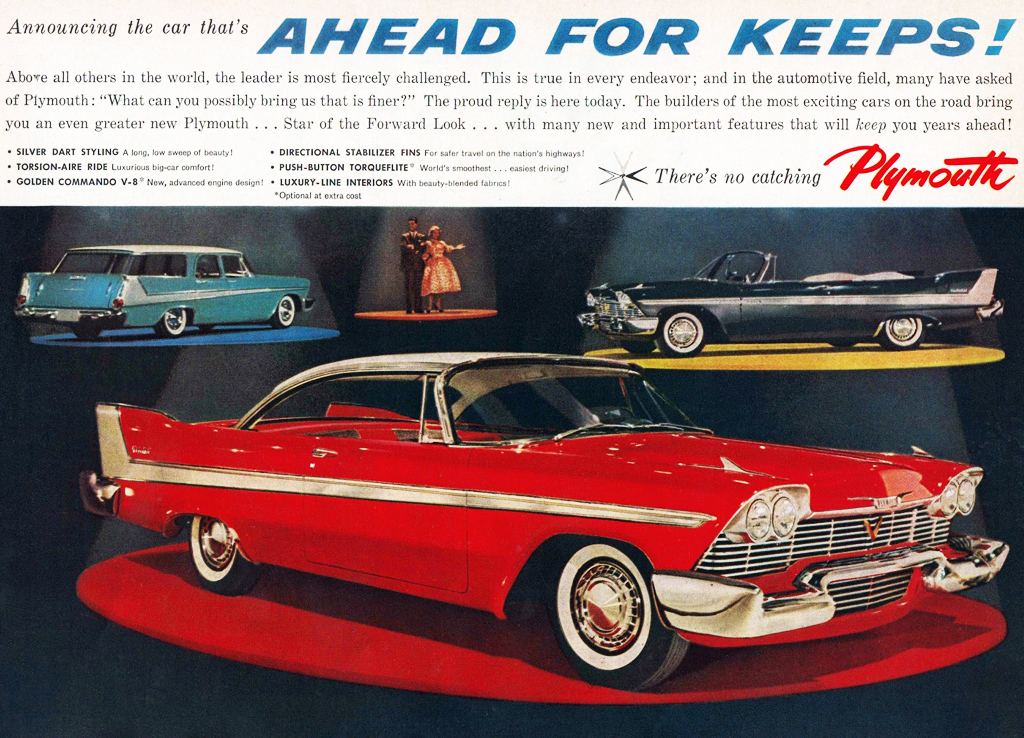 1958 Plymouth Fury ad
