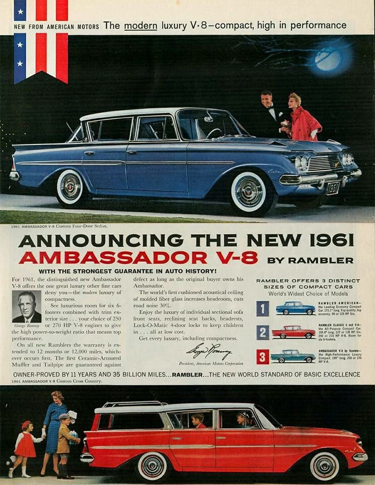 1961 Rambler Ambassador ad Robert Tate Collection 2 RESIZED