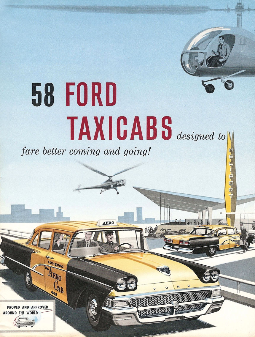 1958 Ford taxicabs ad 3 Tate Collection