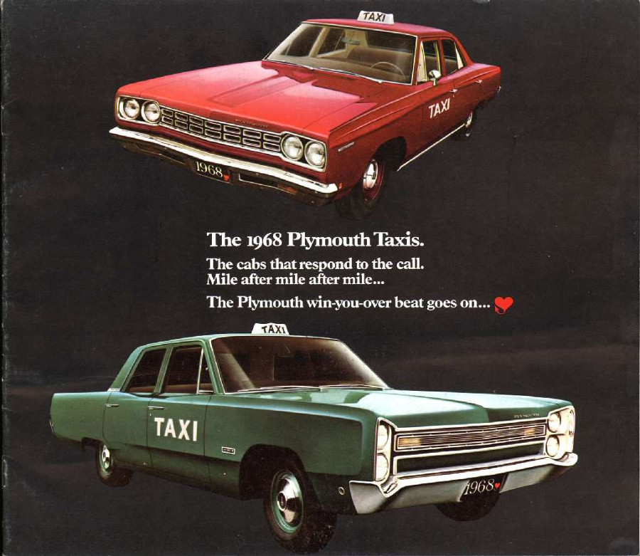 1968 Plymouth taxicab ad 7 Tate Collection RESIZED