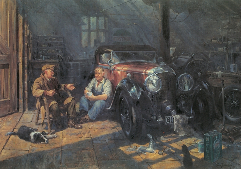 Alan Fearnley 1942 British Formula One painter 6