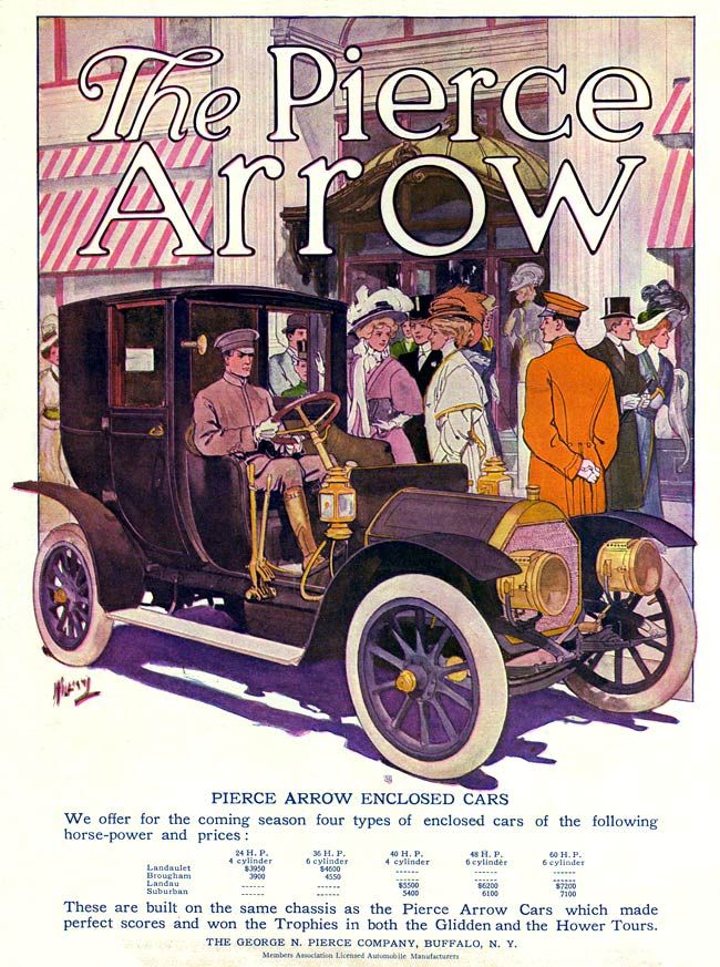 Pierce Arrow advertising illustration Robert Tate Collection 2