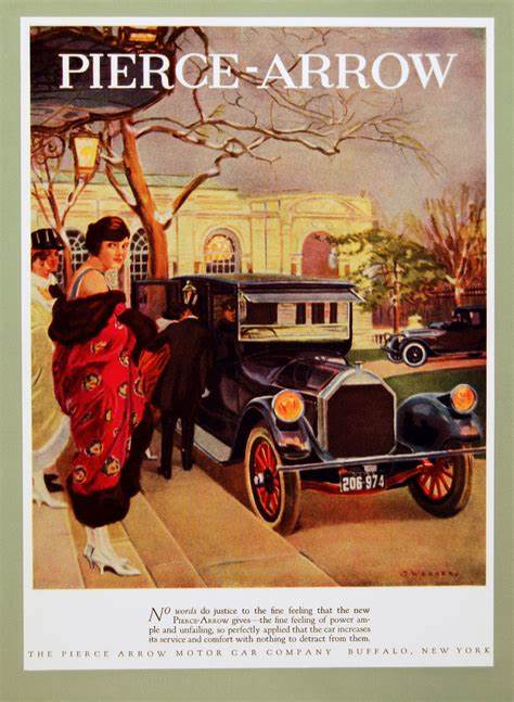 Pierce Arrow advertising illustration Robert Tate Collection 3