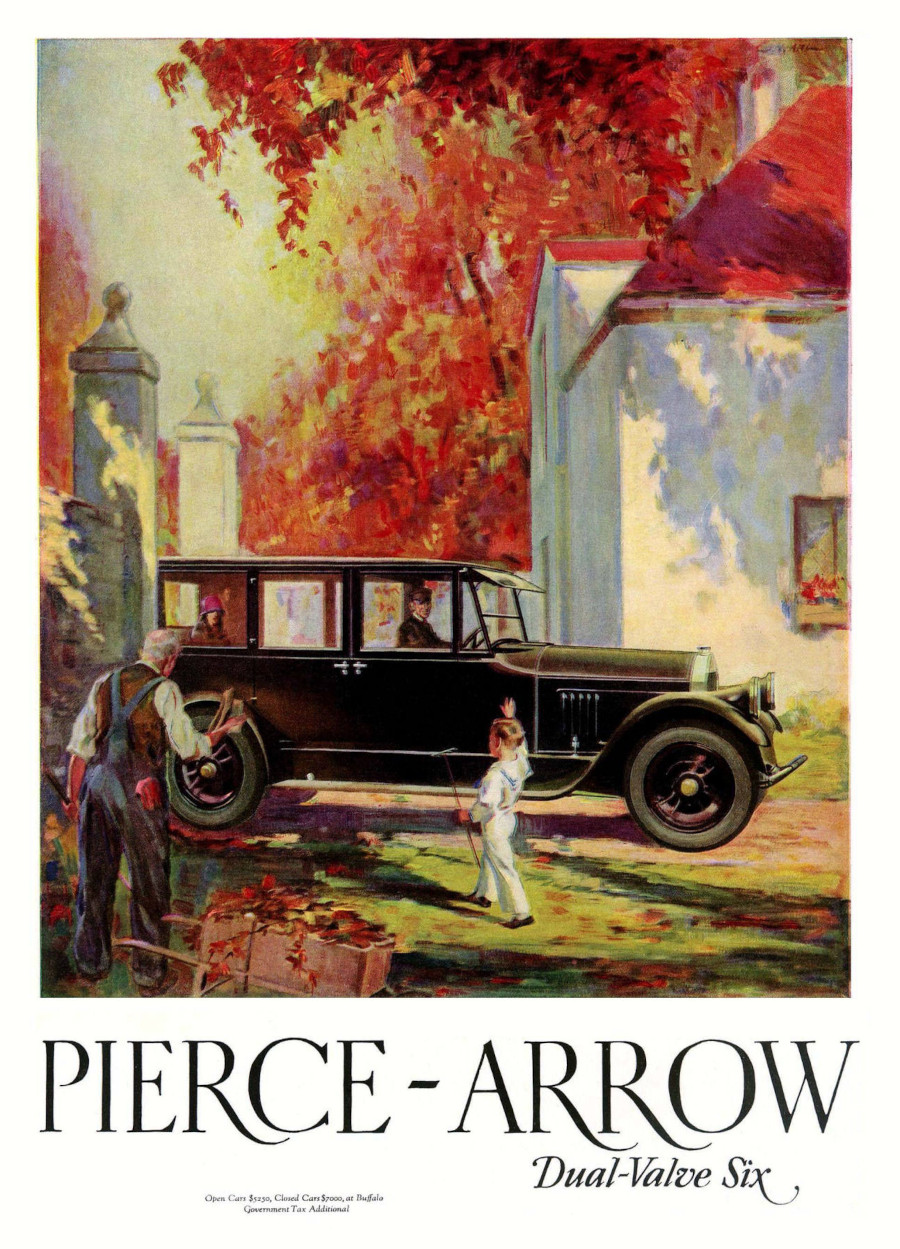 Pierce Arrow advertising illustration Robert Tate Collection RESIZED 4