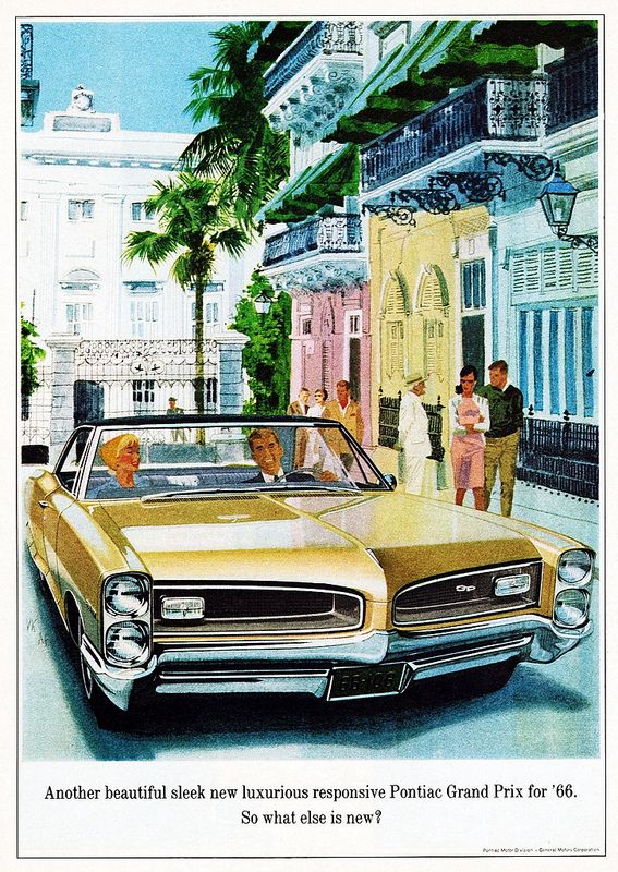 An ad for 1966 Pontiac Grand Prix GM Media Archives 5