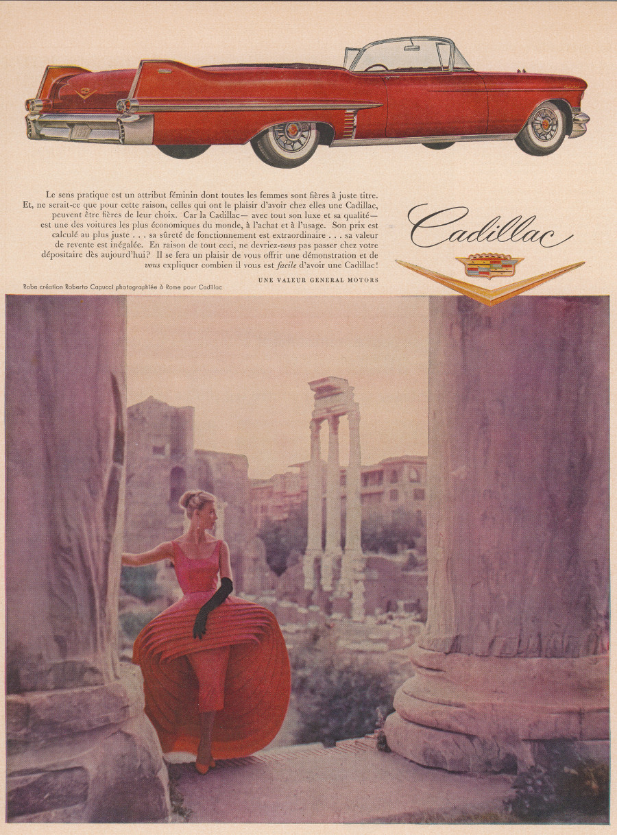 1957 Cadillac advertisement from France Robert Tate Collection General Motors 4 RESIZED