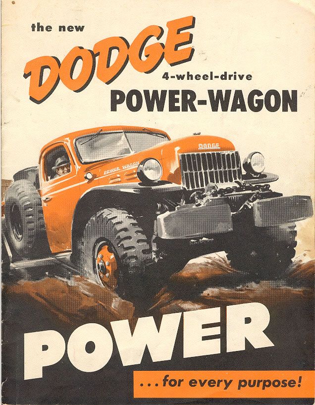 1947 Dodge Power Wagon ad Chrysler Archives 5