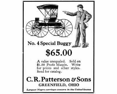 Ad for C.R. Patterson No 4 Special Buggy v kweli.com 2