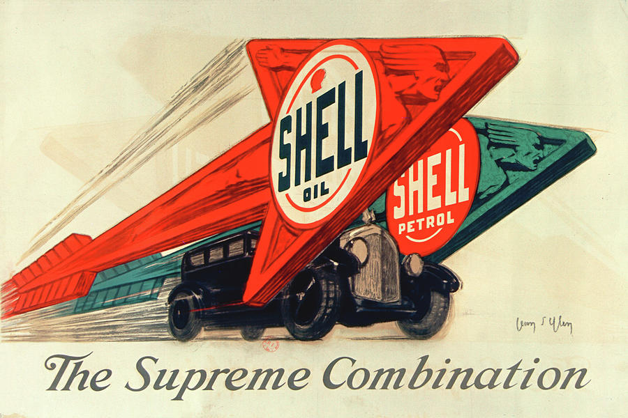 A 1920s Shell advertising poster Shell Oil Archives 4