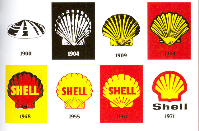 Shell Oil logo timeline history Shell Oil Archives 7