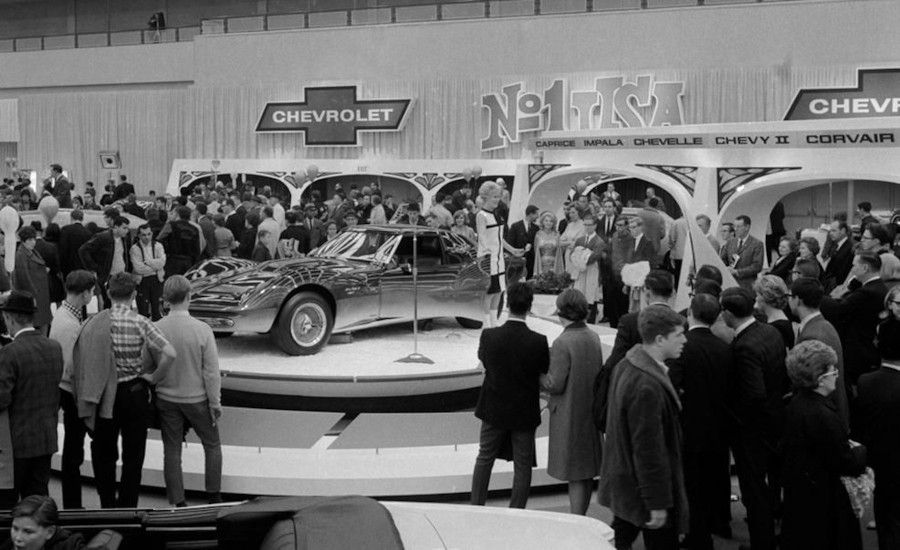 The Corvette Mako Shark on display at Cobo Hall RESIZED GM Media Archives 2