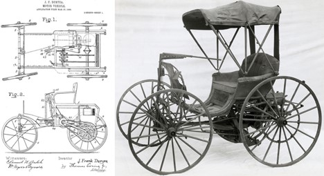 First 1893 Duryea motor vehicle donated to the Smithsonian in 1920 Smithsonian 1