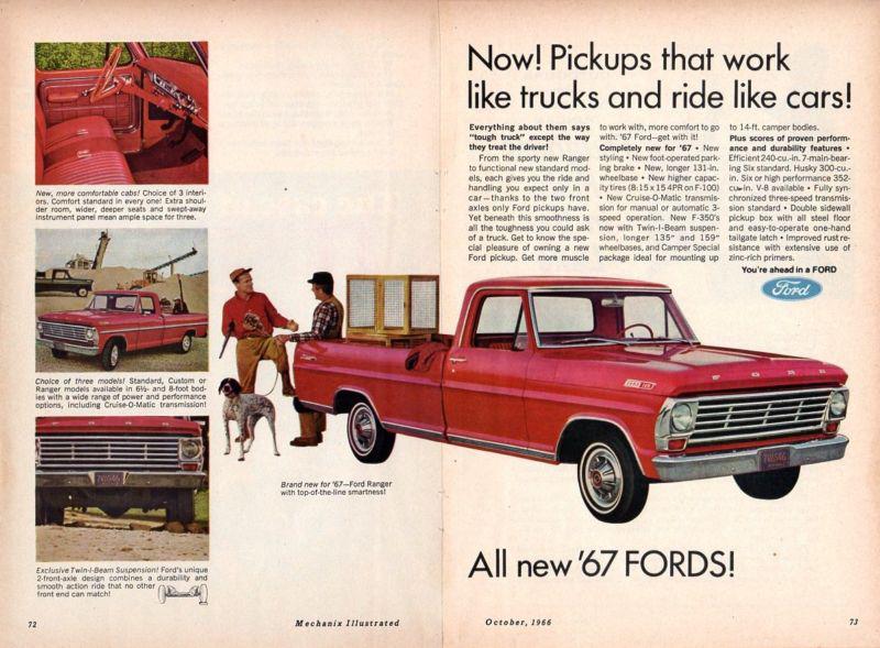 1967 Ford pickup ad Ford Motor Company Archives 7