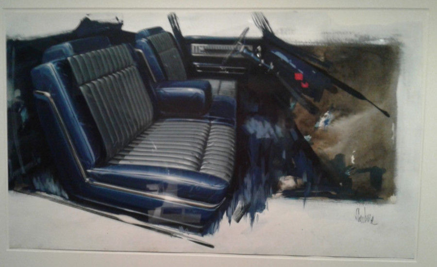 Ford interior proposal 1965 by James Sherburne Ron Konopka RESIZED