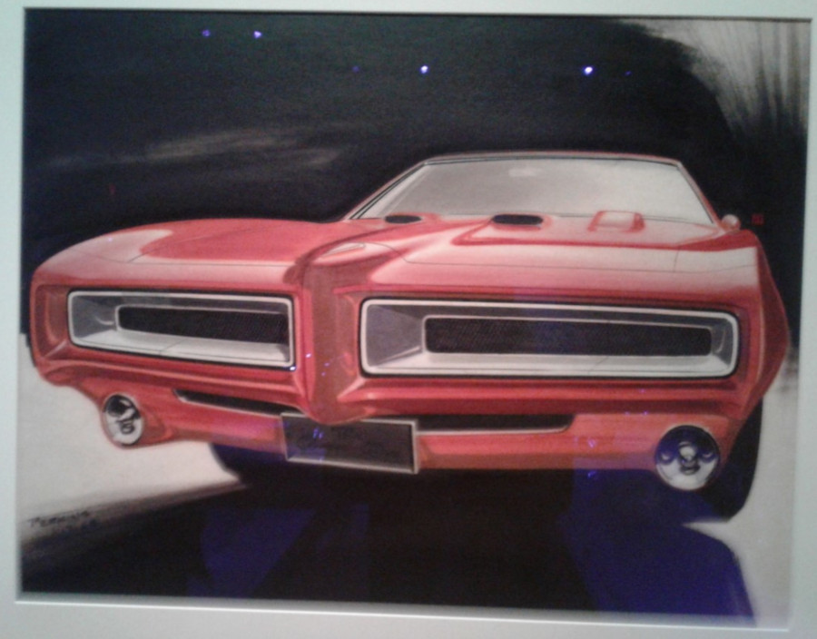 Rendering of proposed Pontiac GTO by John Perkins Ron Konopka RESIZED