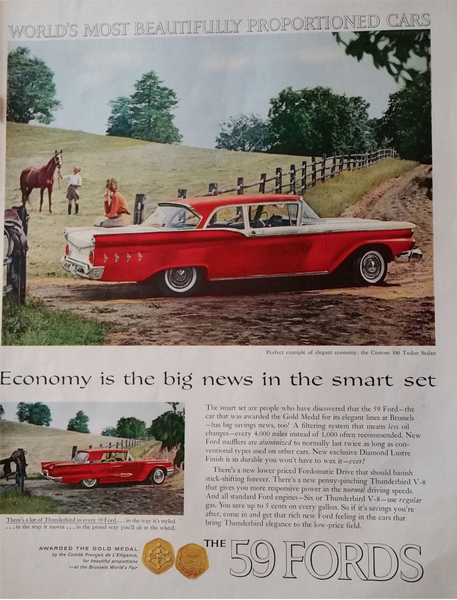 1959 Ford advertising Ford Motor Company Archives 4 RESIZED