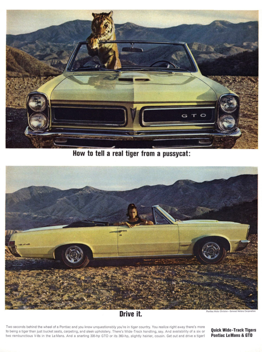 1965 Pontiac GTO ad GM Media Archives 1 RESIZED