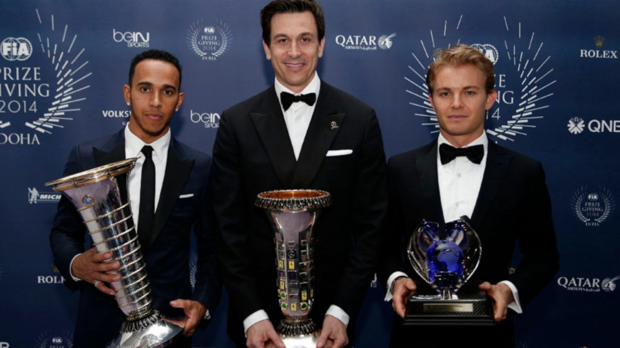 Hamilton receiving the FIA trophy in 2014 RESIZED 8