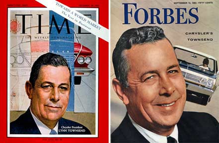 Lynn Townsend on the covers of Time and Forbes 8