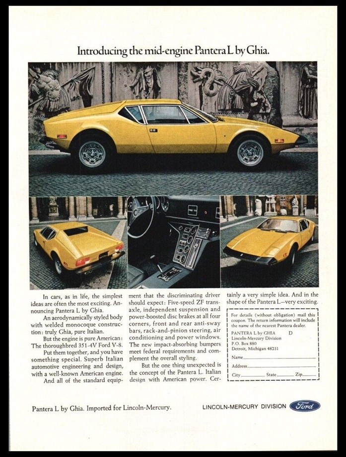 A Ford Pantera ad Ford Motor Company Archives 6