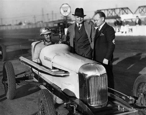 Rajo Jack receives a trophy from Gus Schrader after a race at Southern Ascot Speedway Podurgiel Collection 4