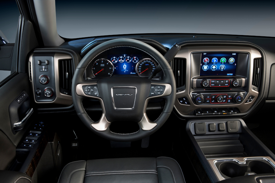 2014 GMC Sierra Denali interior GM Media Archives RESIED 7